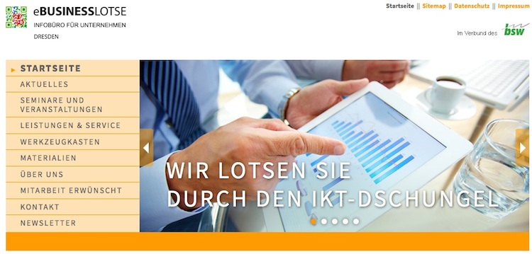 Vortrag Fördermittel für KMU im Rahmen der eBusiness-Lotse Dresden