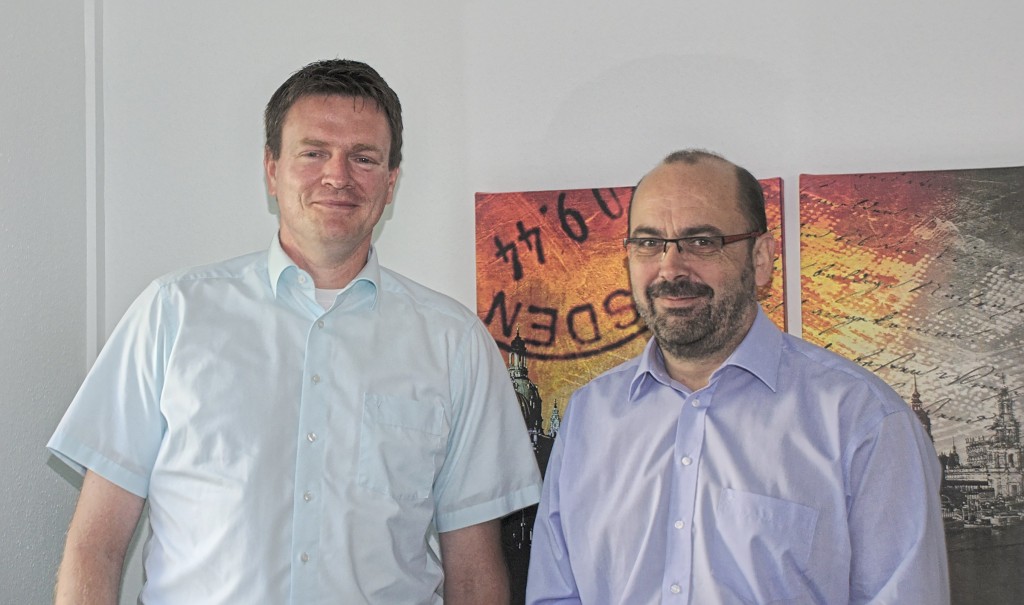 Sven Knabe und Kirk Sievert vom ACI EDV-Systemhaus aus Dresden