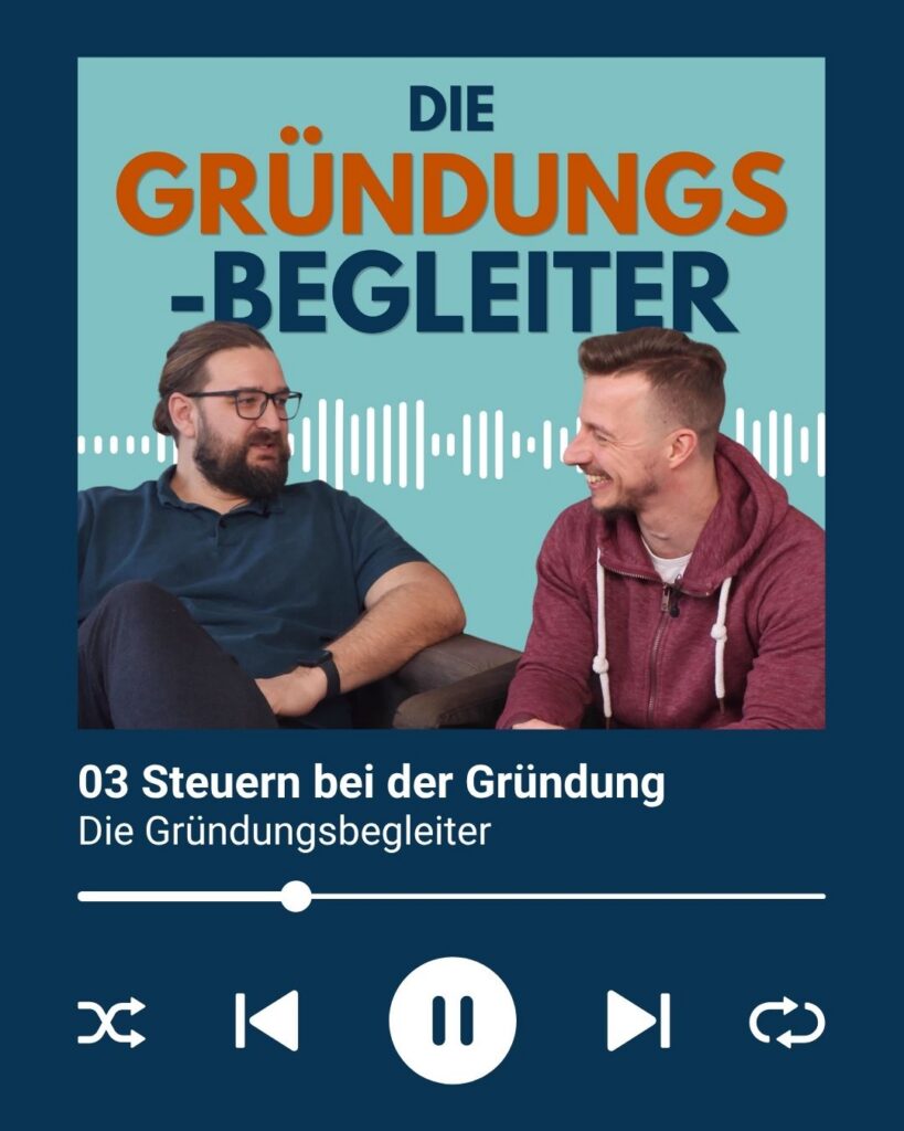 Unser Podcast die Gründungsbegleiter im Player